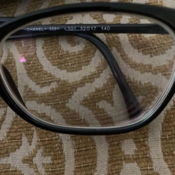 Chanel Black Rim Eyeglasses Preowned - Picture 9 of 11